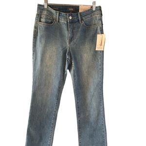 NYDJ Womens Marilyn Straight cool embrace lift tuck jeans size 8Petite NWT